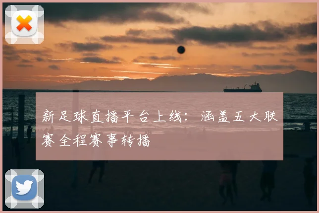 新足球直播平台上线：涵盖五大联赛全程赛事转播